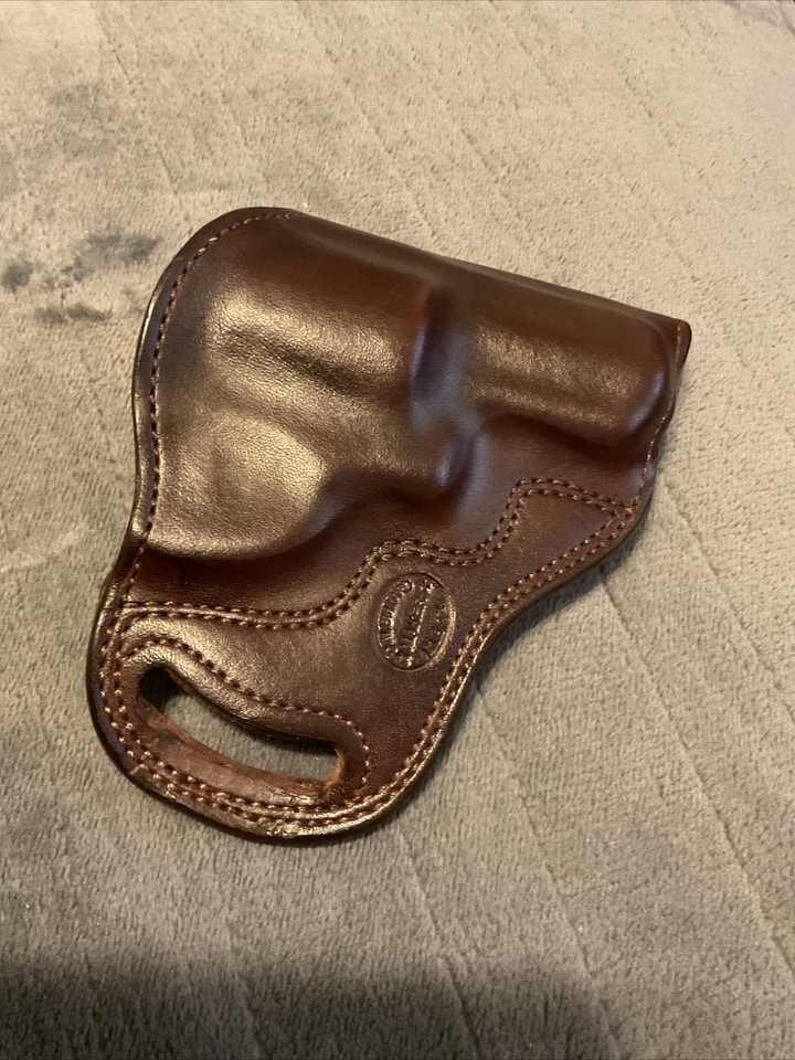 DM BULLARD Leather Holster AZLE TEXAS for Ruger Brown Leather Vintage