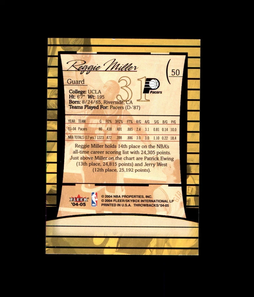 2004-05 FLEER THROWBACKS Base STARS 🏀 YOU PICK YOUR FAVS ⛹️NBA BASKETBALL CARD - Image 4 of 4