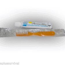 Lot of 50 Toothbrush & Toothpaste Combo - Travel Size