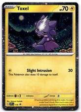 Toxel SVP 119 SV Scarlet & Violet Cosmos Holo Black Star Promo Pokemon Card - NM