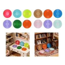 6x 1:6 Mini Vinyl Records Model,Doll House Accessories Recorders Player