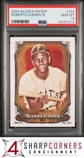 2024 TOPPS ALLEN & GINTER #124 ROBERTO CLEMENTE HOF PSA 10