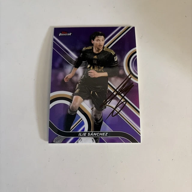 ILIE SANCHEZ Signed MLS Topps Chrome Purple Refractor Rookie Card Auto 79/250 Ip