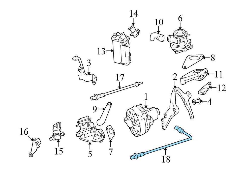 Mercedes-Benz R63 AMG 2007 - O2 trasero/sensor de oxígeno (post cat) 0045420818 Foto 3 de 4