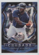 2020 Panini Chronicles Crusade Blue Ice Prizm 41/99 Yordan Alvarez #2 b4d