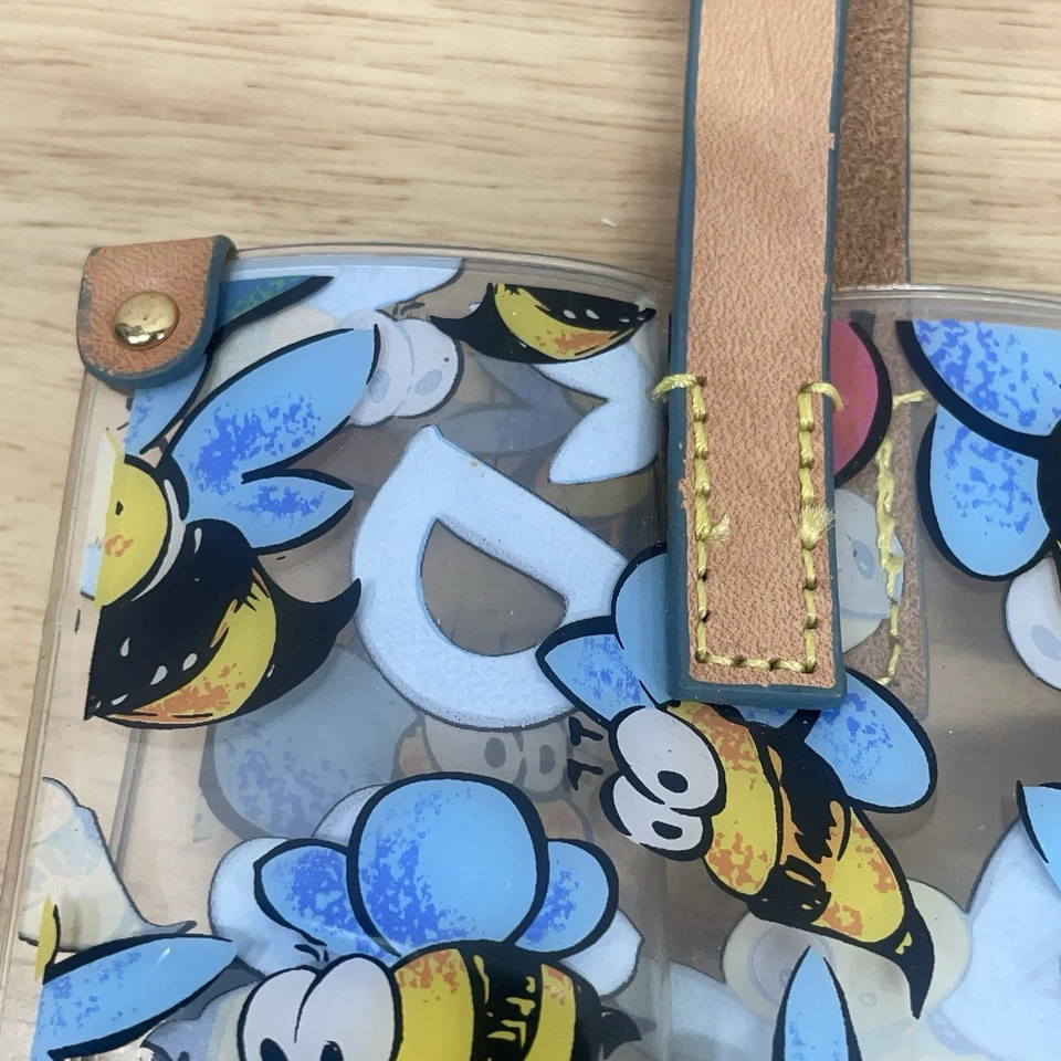 Dooney & Bourke Lunch Bag Bumble Bees and Logo Clear Lunch Bag Tote - Image 2 of 4