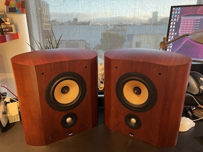 B&W Bowers Wilkins Nautilus SCMS Rosenut Speakers 805s QTY1 