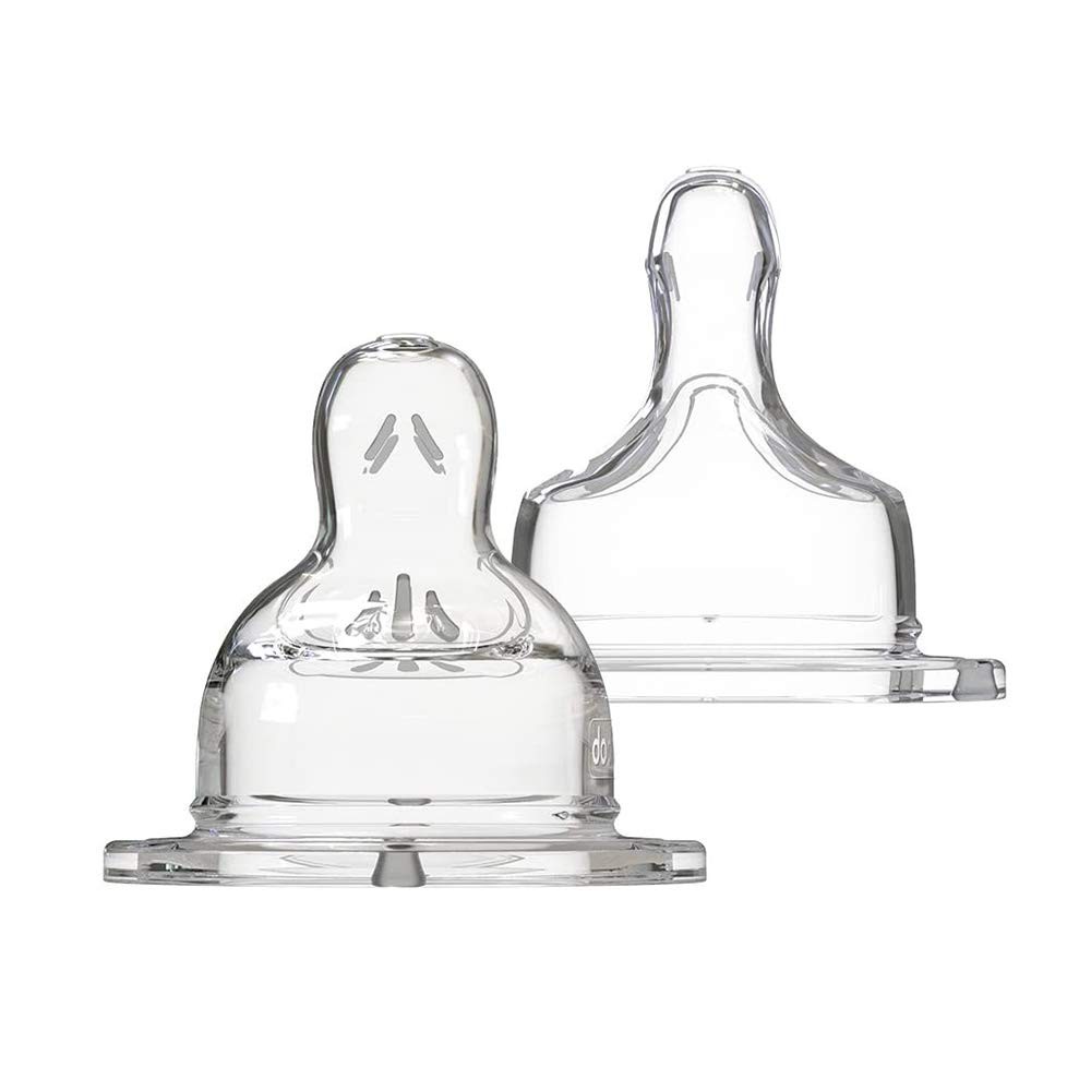 Dodie Sensation+ Dummy Teat 0-6 Months Flat Wide Neck Baby Soother