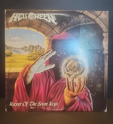 Helloween Keeper Of The Seven Keys Pt 1 Gold Promo Vinyl Record Album  Rca/Noise