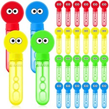 24 Pcs Street Themed Mini Bubble Wands Party Favors for Kids Toddlers