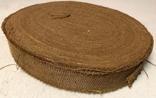 ORIGINAL WWII US ARMY HELMET VEHICLE NET CAMO 2" WIDE SCRIM BROWN-10FT LOT