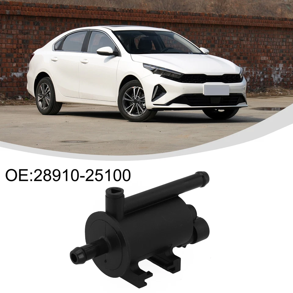 Black Plastic Purge Control Valve for Hyundai and For Kia 2 0L 2 4L 2891025100 - Image 2 of 4