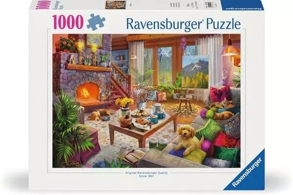 Ravensburger Cozy Cabin 1000 Piece Jigsaw Puzzle Toys