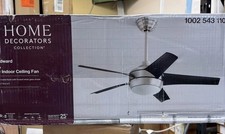 Home Decorators Ashby Park 44 in. Color Changing LED Brushed Nickel Ceiling Fan