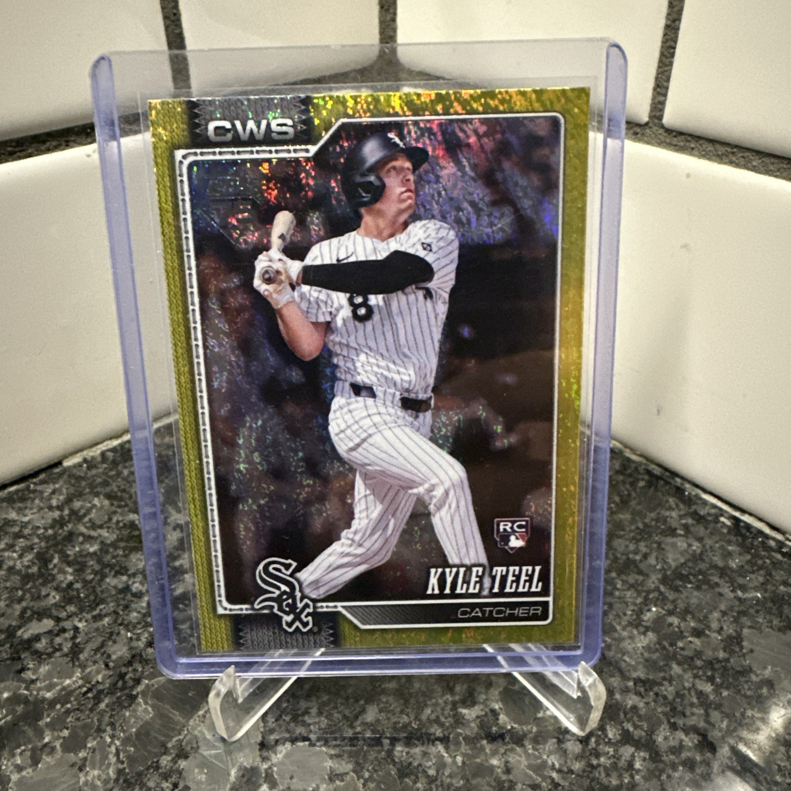 KYLE TEEL 2026 TOPPS SERIES 1 BASEBALL YELLOW HOLO FOIL SP RC #201 /399
