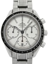 OMEGA Speedmaster Racing Chronograph 32630405002001 40mm Silver Box Card #T196