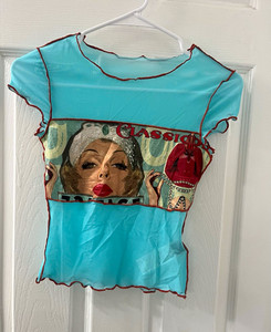 Mesh Graphic Top | eBay