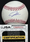 JAMES WOOD signed OML Snow White Baseball JSA COA CK09253 WASHINGTON NATIONALS