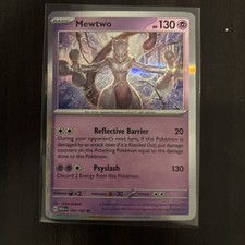 Mewtwo 150/165 Holo Rare Scarlet & Violet 151 Pokemon - Pack Fresh Near Mint NM