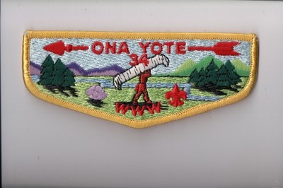 Lodge 34 Ona Yote OA flap (A)