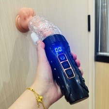 Male Massager Sex Toys for Men Thrusting Male Pump Enlarger Masturbaters Cup US