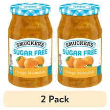 (2 pack) Smucker's sugar free Orange marmalade, 12.75 oz.....