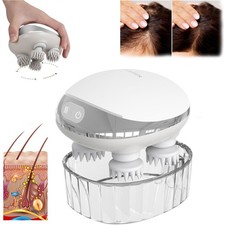 Electric Scalp Massager for Hair Growth  Stress Relief, Waterproof, Portable