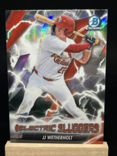 2026 Bowman Chrome JJ Wetherholt Electric Sluggers Refractor Cardinals 