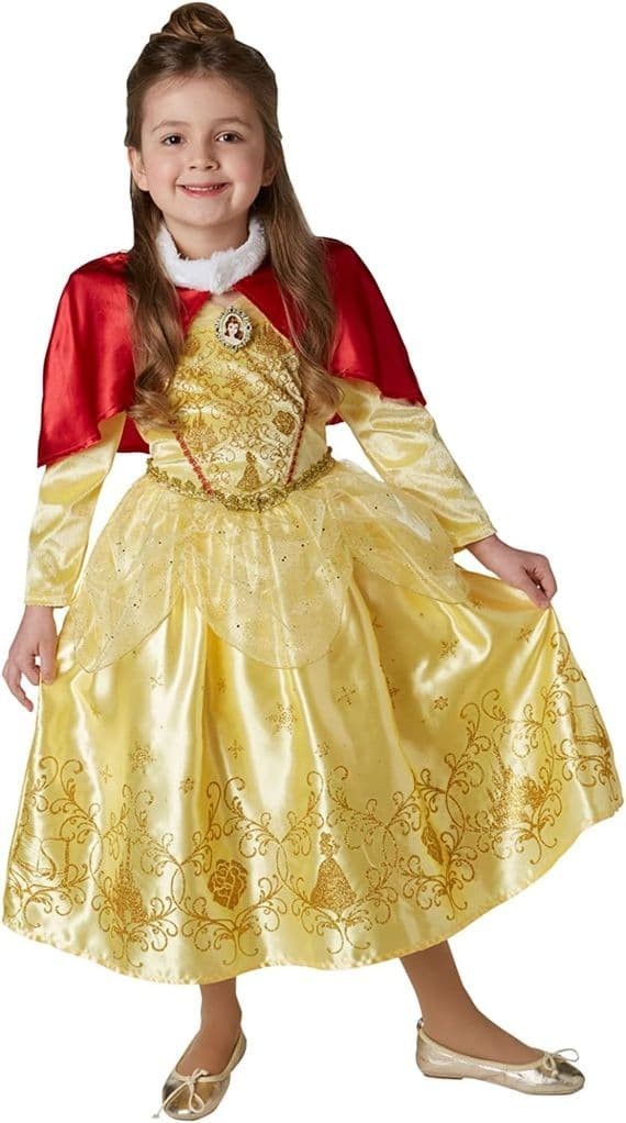 beauty and the beast winter dress Costume Beauty And The Beast Winter Dress Navy Blue Dress For Baby Girl Princess Belle Winter Satin Beauty
