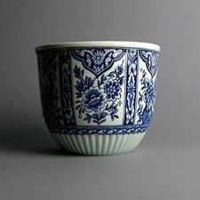 DELFTS ÜBERTOPF Petrus Regout Royal Sphinx Maastricht M16 Blumentopf Delfter