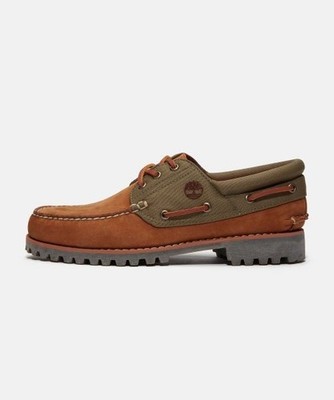Timberland 3-Eye Classic Boat Shoe - Brown Nubuck - A6DXWEM5 Expeditedship