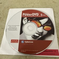 Cyberlink PowerDVD 5 XP CD-ROM for Windows PC XP / 98se / 2000 CD Key
