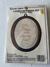 NIP. CANDELWICKING KIT c/ Frame, 5  X6  ,Vogart Crafts