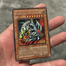 YuGiOh TCG Blue-Eyes Toon Dragon MRL-000 Unlimited Secret Rare M/NM Card!!! 🔥 