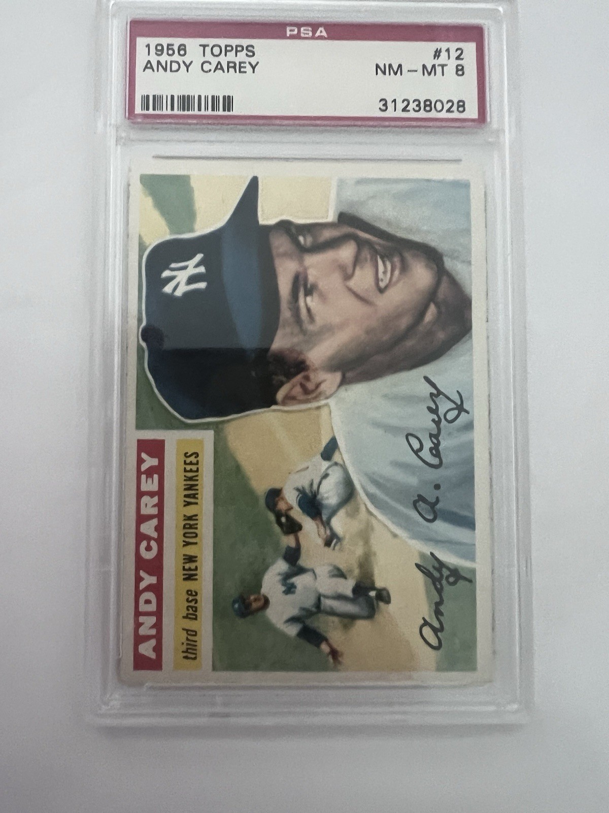 1956 Topps TOPPS WHITE BACK #98 Camilo Pascual front