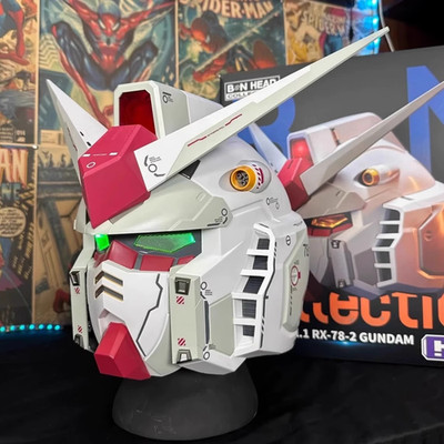 for Gundam cosplay wearable Helmet GUNDAM RX-78-2 Touch Control LED Mask