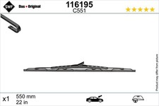 SWF Wischblatt Beifahrerseitig, Fahrerseitig, Mitte u.a. für JEEP, KIA, LEXUS