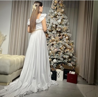 Luxury Maxi White Dress | Modern Elegance Women s Dress