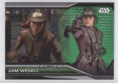 2021 Star Wars Bounty Hunters Attack of the Clones Level 1 Green Zam Wesell 0m4q