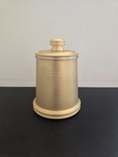 Restoration Hardware Apothecary Metal Small Canister Jar With Lid