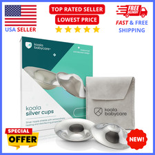 Silver Nursing Cups   Koala Babycare Breastfeeding Nipple Shields, Standard Size