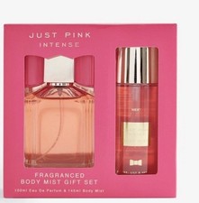 Just Pink Intense 100ml Eau De Parfum and 145ml Body Mist Gift Set