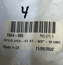 1604-895 Arctic Cat Stud NEW OEM