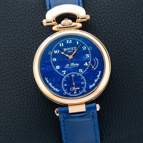 Bovet 19Thirty Guilloché 42 mm Blue Dial