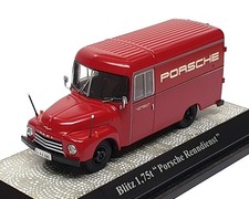 Premium ClassiXXs 1/43 Scale 11601 Opel Blitz 1.75t Van Porsche Racing Deep Red
