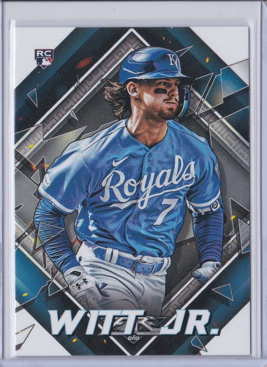 2022 Topps Fire Bobby Witt Jr. RC Kansas City Royals #198