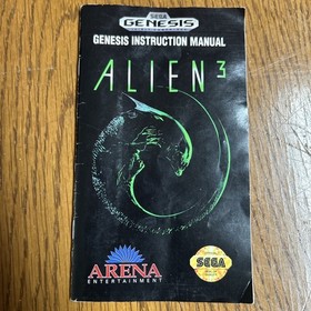 Alien 3 (Sega Genesis, 1993) Arena Entertainment Complete In Box CIB Video Game