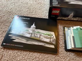 LEGO Architecture United States Capitol Building 21030 W/ Box & Instructions