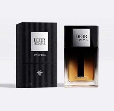 DIOR Homme Parfum MINI .25oz, 7.5ml Splash New in Box & 1ml Spray Sample
