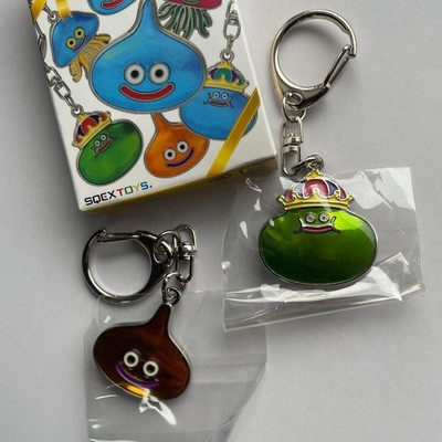 Dragon Quest Slime Schlüsselanhänger Set BehoMa & King Slime klare Farbe unbe...